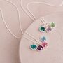 Family Birthstone Charm Pendant, thumbnail 2 of 9