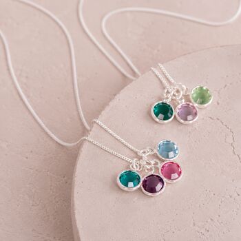 Family Birthstone Charm Pendant, 2 of 9