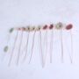 Fuchsia, White And Gold Ceramic Flower Bouquet, thumbnail 5 of 12