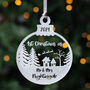 Personalised Mr And Mrs Newly Married Christmas Bauble, thumbnail 2 of 3