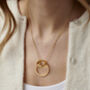 Personalised Circle Ring Holder Necklace, thumbnail 1 of 7