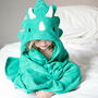 'Dinosaur Friends' Children's Hooded Bath Towel, thumbnail 1 of 6