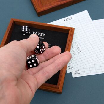 Yatzy Wooden Game Set, 2 of 6