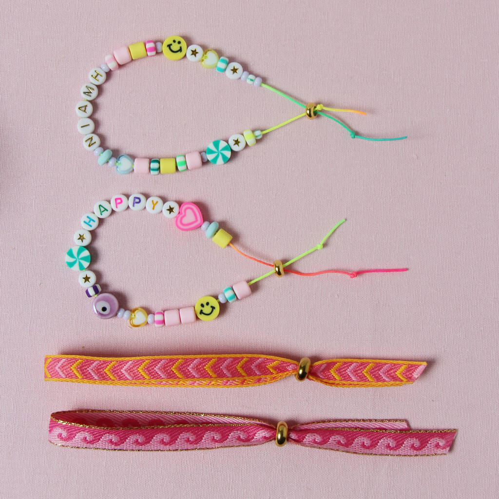 Diy Beaded Friendship Bracelet Kit By XISSJEWELLERY