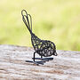 Set Of Three Mini Wire Bird Ornaments, thumbnail 2 of 5