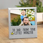 To Dad From Your Little Monster Photo Frame, thumbnail 4 of 6