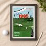 Personalised Print Gift For Golfers For Any Year Of The Sport, thumbnail 3 of 11