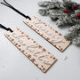 Personalised Wooden Christmas Stocking Name Tag, thumbnail 6 of 6