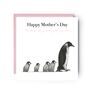 Follow Me Penguin Mother's Day Card, thumbnail 1 of 3
