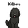 Cockapoo Personalised Dog Name And Personality Print, thumbnail 6 of 9