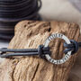 Father's Day Personalised Leather Bracelet Navy, thumbnail 6 of 8