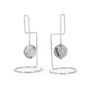 Labyrinth Nº Two Architectural Earrings With Semi Precious Stone, thumbnail 4 of 8