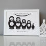Personalised Russian Dolls Family Print, thumbnail 3 of 5