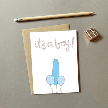 It's A Boy Greeting Card, 2 of 2