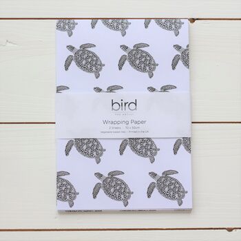 Turtle Gift Wrap Pack With Card Option, 5 of 6