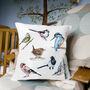 Inky Birds Large Luxury Cushion And Pad, thumbnail 6 of 6