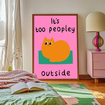 Too Peopley Outside Print, 3 of 5