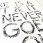 There Is A Light And It Never Goes Out Typography Print, thumbnail 3 of 7