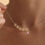 Custom Birth Flower And Gemstone Necklace, thumbnail 7 of 7