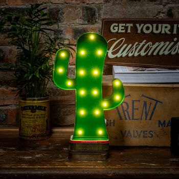 Chunky Green Cactus LED Light, 6 of 6