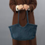 Beach Holiday Genuine Leather Tote Bag For Her, thumbnail 7 of 12
