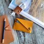 Personalised Mustard Yellow Leather Wallet, thumbnail 1 of 9