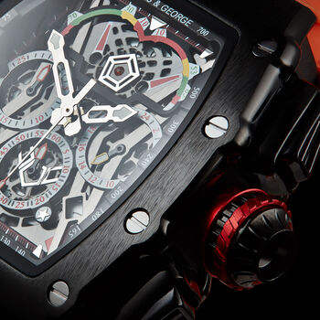 Men's Watch By Thomas And George, Tokyo Orange Edition, 3 of 3