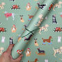 Christmas Dogs Wrapping Paper, thumbnail 3 of 6