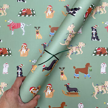 Christmas Dogs Wrapping Paper, 3 of 6