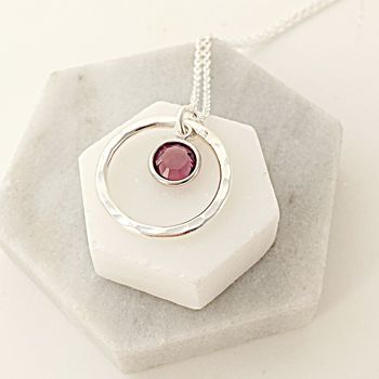 February Birthstone Necklace, 5 of 6