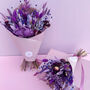 Dark Purple Dried Flower Arrangement, thumbnail 1 of 6