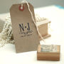 Initials Wedding Favour Stamp, thumbnail 2 of 3