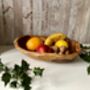 35cm Teak Root Bowl Handcrafted Natural Wood Fruit Bowl, thumbnail 5 of 7
