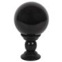 Mystical Black Crystal Ball On Stand, thumbnail 1 of 3