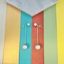Classic Ball Two Way Silver Drop Earring Jacket, thumbnail 2 of 8