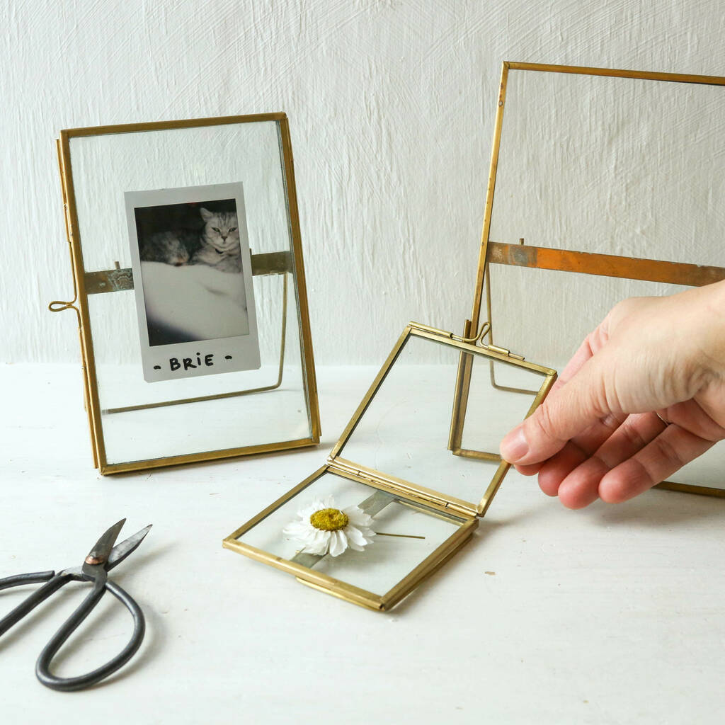 Standing Brass Photo Or Picture Frame, 1 of 10