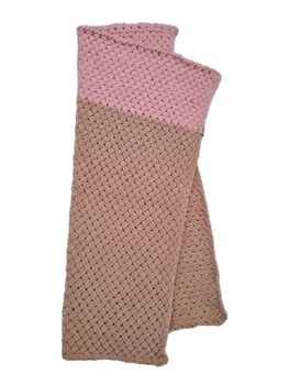 Snagl Baby Blanket In Desert Sand And Powder Pink, 3 of 4