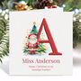 Personalised Christmas Card For Teacher Or Teaching Assistant, thumbnail 1 of 5