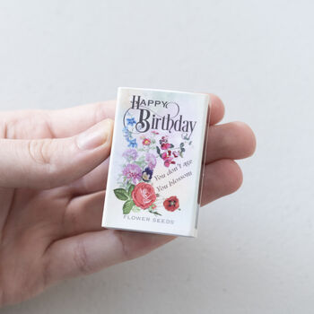 July Birth Flower Larkspur Seeds And Birthday Candle, 2 of 8