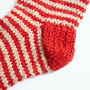 Striped Fair Isle Socks Knitting Kit, thumbnail 5 of 9