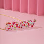Personalised Iridescent Cherry Name Necklace, thumbnail 3 of 5