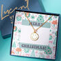 Christmas Smiles Gold Plated Necklace, thumbnail 1 of 5