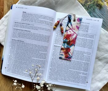 Floral Linen Bookmark, 4 of 11