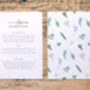 Herb Garden Wedding Information Cards, thumbnail 5 of 6