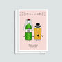 Favourite Drinks Personalised Wedding Card, thumbnail 4 of 12