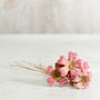 Handmade Ceramic Primrose Flower Stems Set | Fuchsia Pink, thumbnail 3 of 8