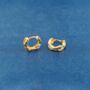 Gold Infinity Family 12 Mm Hoop Earrings, thumbnail 6 of 7