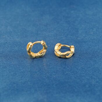 Gold Infinity Family 12 Mm Hoop Earrings, 6 of 7