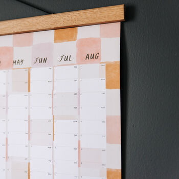 Academic Year Wall Planner 2026–2027 Checkerboard Design, 5 of 6