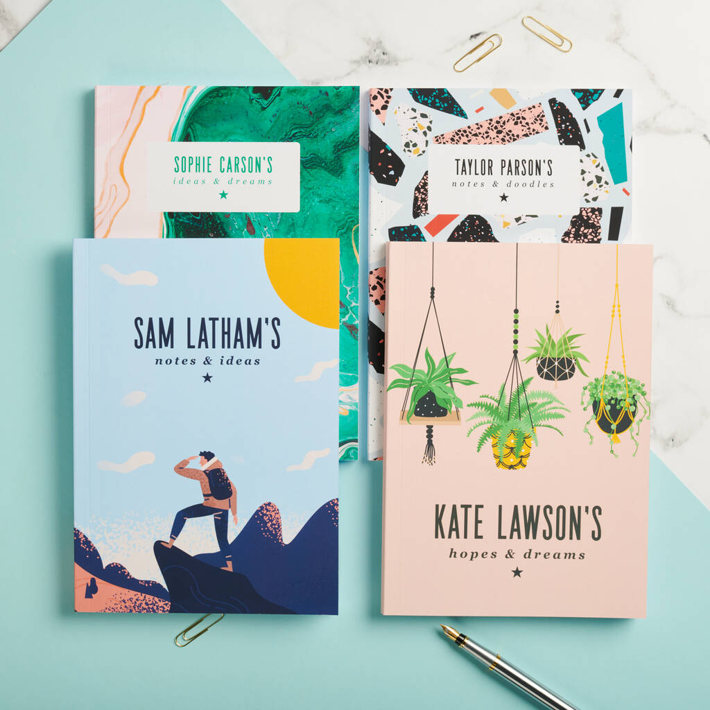Design Your Own Personalised Notebook, 1 of 6